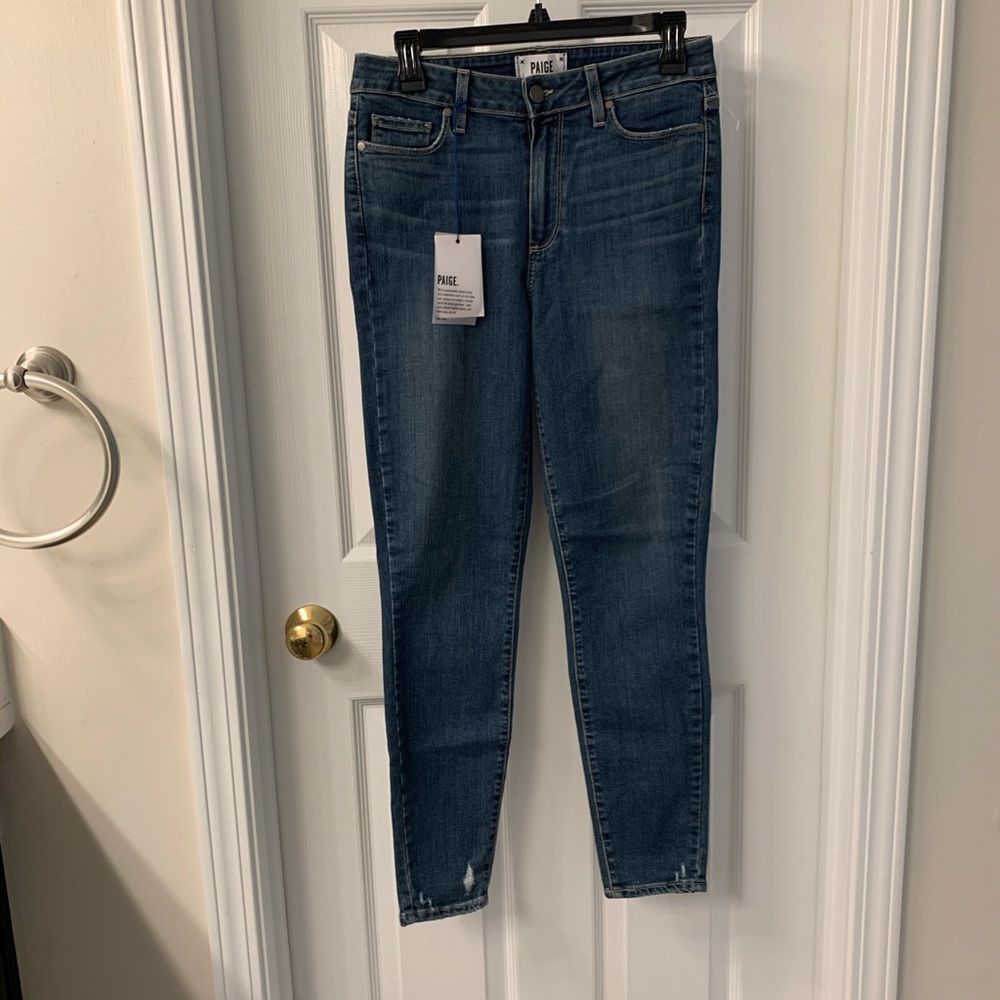paige hoxton ankle gal destructed jeans size 28